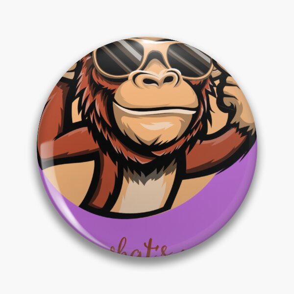 Item preview, Funny monkey sticker  designed and sold by Khanworld1234.