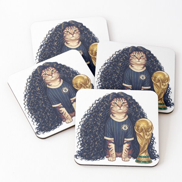 Item preview, Marc Cucurella Chelsea FC Cat Meme World Cup designed and sold by Anjestic Studio.