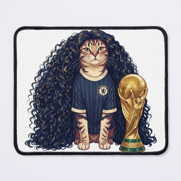 Item preview, Marc Cucurella Chelsea FC Cat Meme World Cup designed and sold by Anjestic Studio.