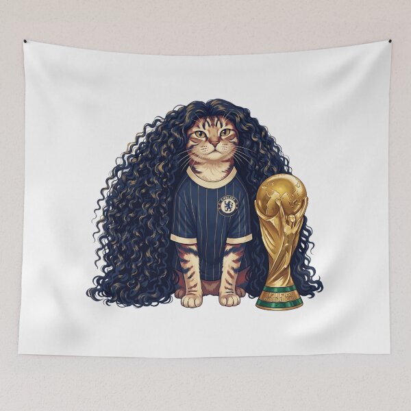 Item preview, Marc Cucurella Chelsea FC Cat Meme World Cup designed and sold by Anjestic Studio.