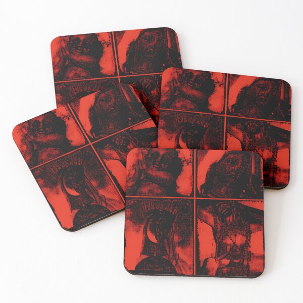 Item preview, Gritty Red Artistic Metal Band designed and sold by RetroVibeArty.