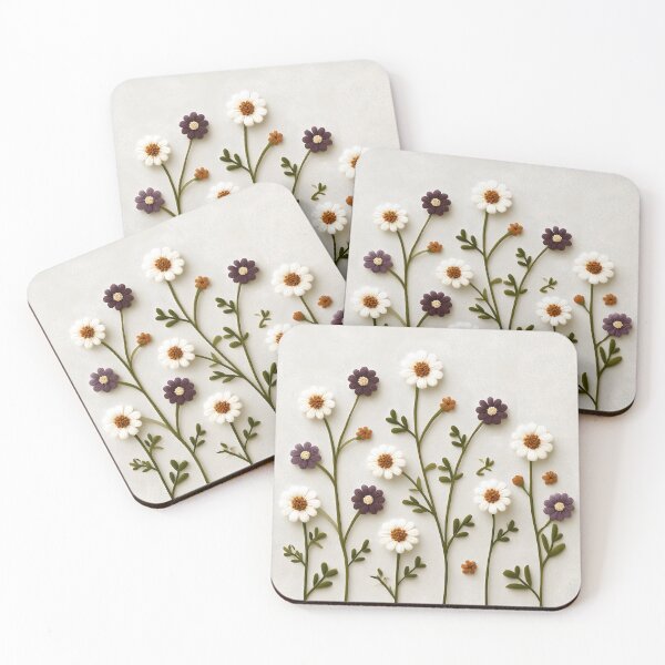 Item preview, Minimalist Wildflower Daisy Collection – Cottagecore Botanical Floral Art designed and sold by KAM-KAM-STORE.