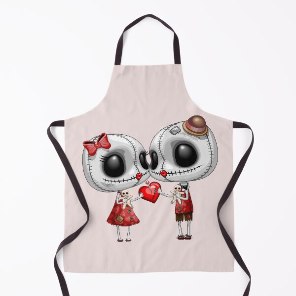 Item preview, Voodoo Dolls kiss in Love Cute Characters designed and sold by BluedarkArt.