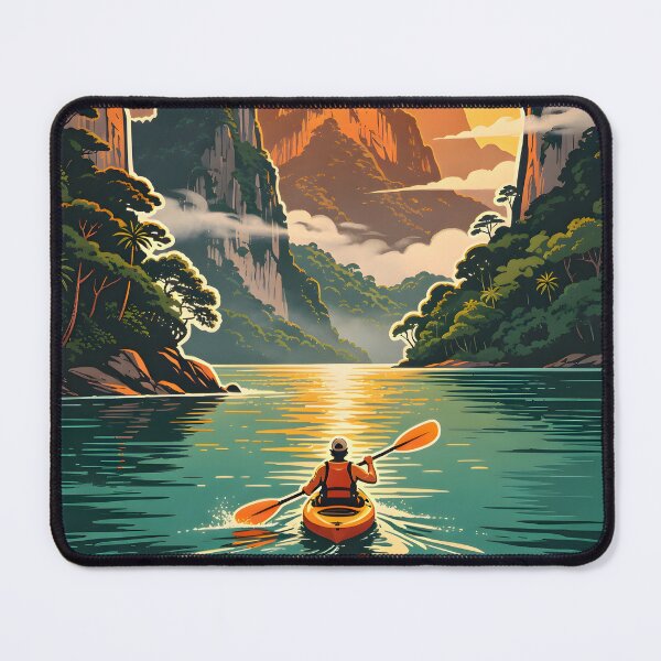 Item preview, Khao Sok Lake Thailand Kayak Adventures – Retro Sunset Series designed and sold by Spirit of Siam.