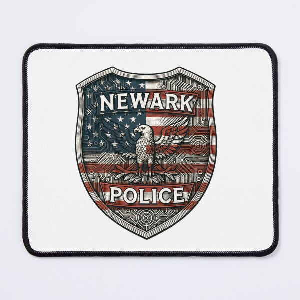 Item preview, Newark Police Eagle Shield Vintage T-Shirt, Law Enforcement Gift, Police Support Graphic Tee designed and sold by pawsome purrfect.