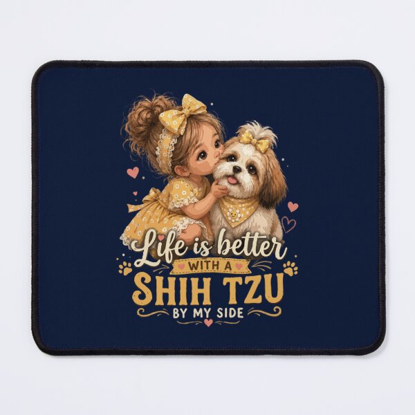 Item preview, Shih Tzu Mom – Life Is Better With A Shih Tzu By My Side designed and sold by PawsAndPallette .