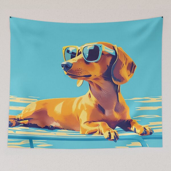 Item preview, Sun-Kissed Sausage Dog designed and sold by ONYX Pixee.