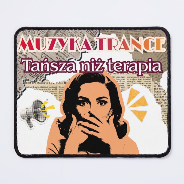 Item preview, muzyka trance tańsza niż terapia retro journal designed and sold by Anna Sacha.