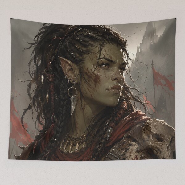 Item preview, DnD Half-Orc Bloodseeker Creature designed and sold by bapupa.
