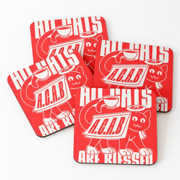 Item preview, All Cats Are Blessed - A.C.A.B. Angel Kitty Retro Poster designed and sold by GenZFashion000.