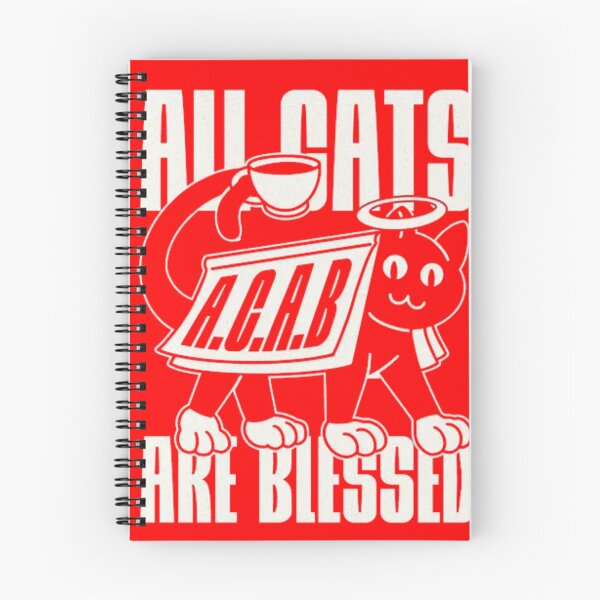 Item preview, All Cats Are Blessed - A.C.A.B. Angel Kitty Retro Poster designed and sold by GenZFashion000.