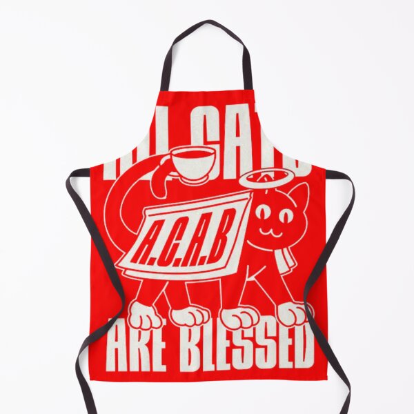 Item preview, All Cats Are Blessed - A.C.A.B. Angel Kitty Retro Poster designed and sold by GenZFashion000.