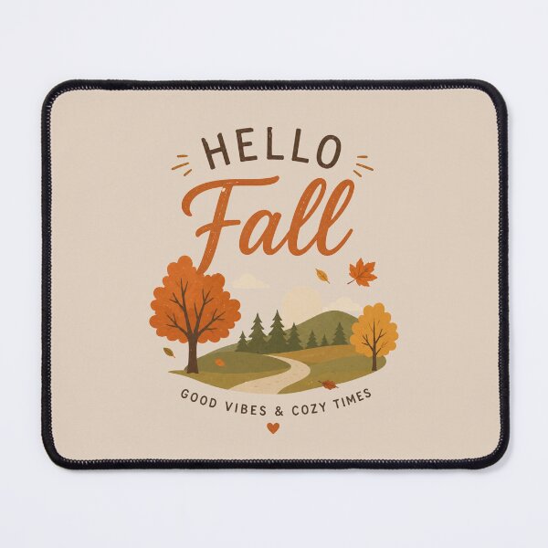 Item preview, Hello Fall-Good Vibes & Cozy Times designed and sold by Remigiusz Florczak CA.