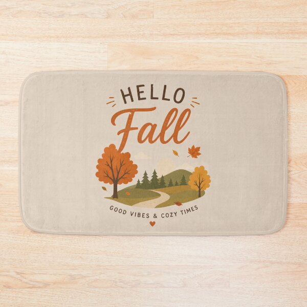 Item preview, Hello Fall-Good Vibes & Cozy Times designed and sold by Remigiusz Florczak CA.