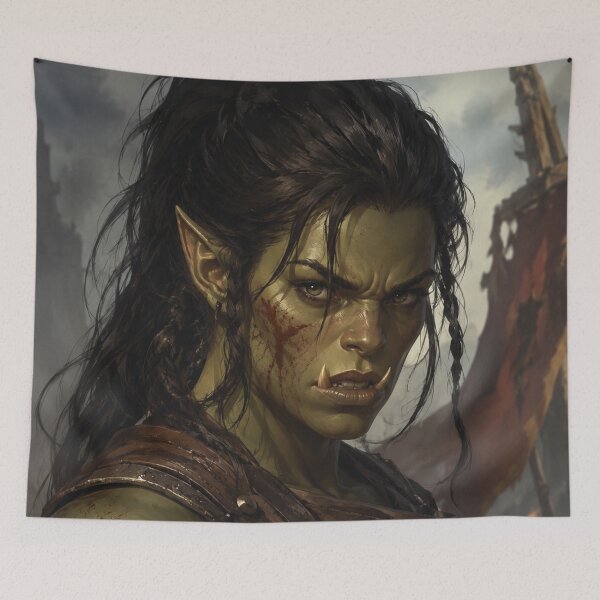 Item preview, DnD Half-Orc Warrior Creature designed and sold by bapupa.