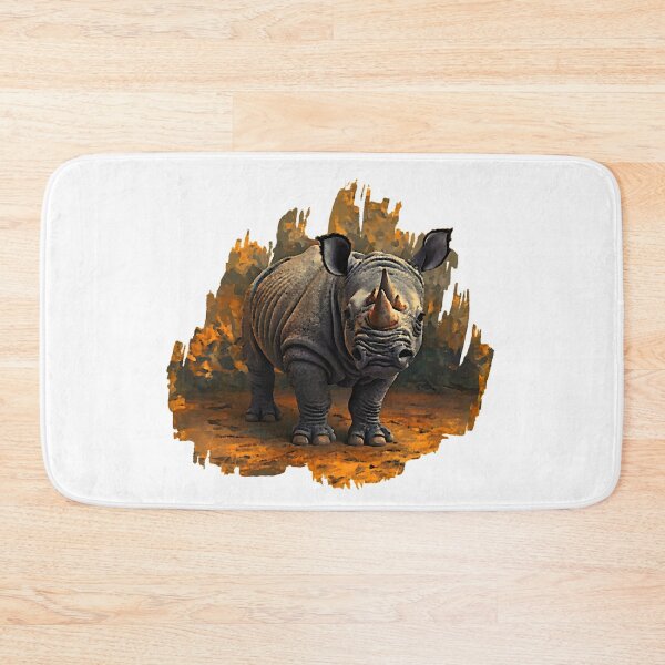 Item preview, Rhino baby, African animal motifs, gift idea for animal lovers designed and sold by Kirei-Lily.