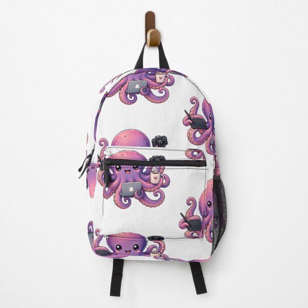 Item preview, Cute Kawaii Octopus Artist Sticker | Adorable Creative Ocean Character designed and sold by Ercancyhnn.