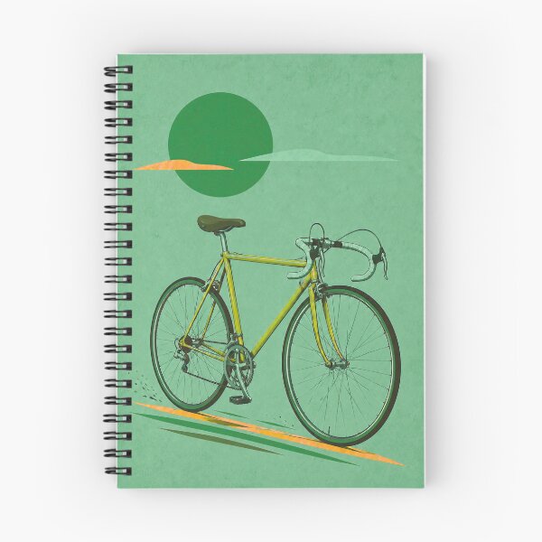 Artikelvorschau, Die Fahrt — Solo Bike/grün entworfen und verkauft von WanderEastArt.