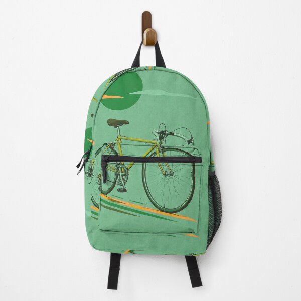 Item preview, The Ride — Solo Bike/green designed and sold by WanderEastArt.