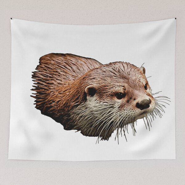 Item preview, Otter canvas pattern, animal lover outfits, adorable ottershirts designed and sold by Kirei-Lily.
