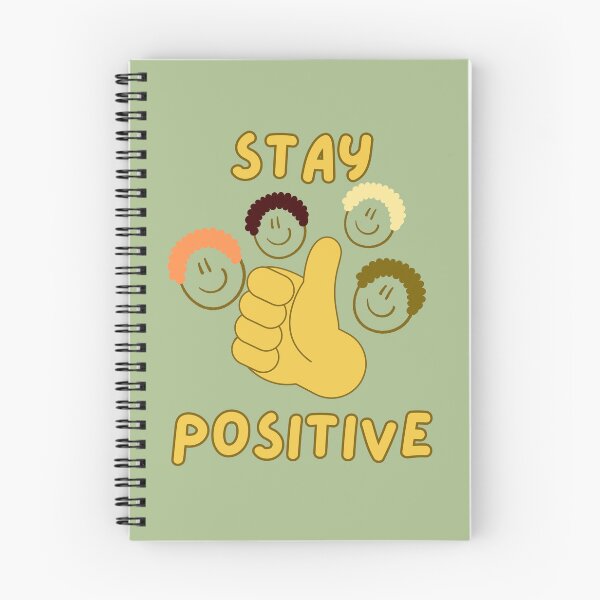 Item preview, Stay Positive Retro Cartoon Style designed and sold by PaniKulka.