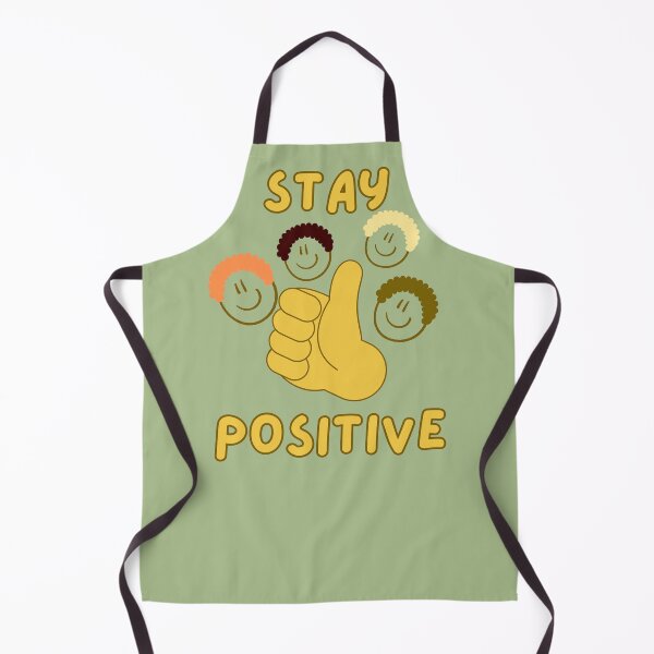 Item preview, Stay Positive Retro Cartoon Style designed and sold by PaniKulka.