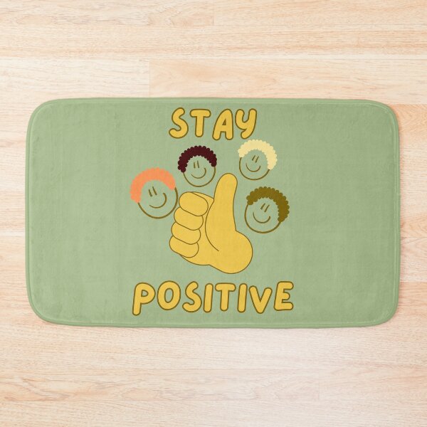 Item preview, Stay Positive Retro Cartoon Style designed and sold by PaniKulka.