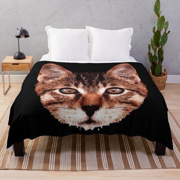 Item preview, Tiger kitten canvas pattern, cat friends shirts, popular kitten design designed and sold by Kirei-Lily.