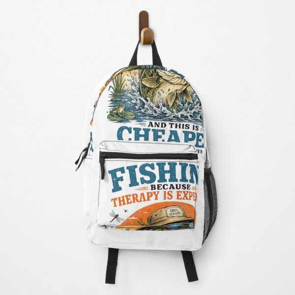 Item preview, Vintage Fishing Humor Bass Fisherman Lake Weekend Relaxation Nature Lovers Design designed and sold by OUICHA.