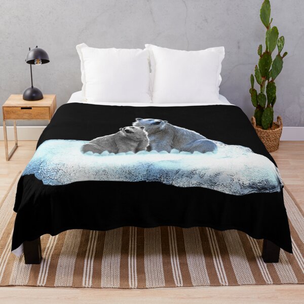 Item preview, Male polar bear, cool winter shirts, beautiful motifs for animal lovers designed and sold by Kirei-Lily.