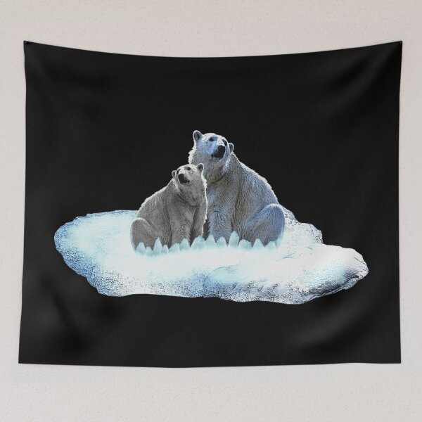 Item preview, Male polar bear, cool winter shirts, beautiful motifs for animal lovers designed and sold by Kirei-Lily.