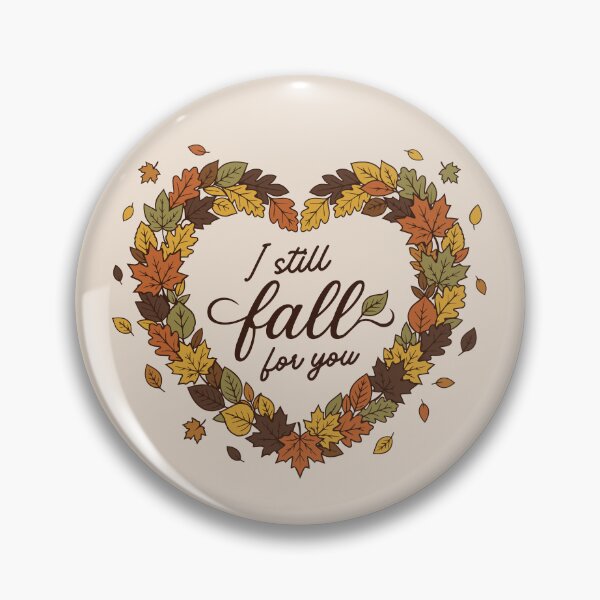 Item preview, I Still Fall For You Autumn Leaves Heart designed and sold by KnockingLouder.