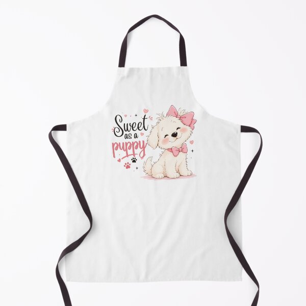 Item preview, Sweet as a Puppy – Cute Kawaii Dog Quote | Adorable Puppy Lover Gift | Cute Animal Illustration Sticker designed and sold by CRAZZYDOODLES.