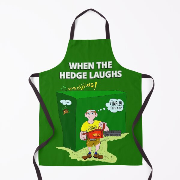Item preview, When the hedge laughs - the never-ending garden chore of trimming hedges designed and sold by LittleGreyMan2026.