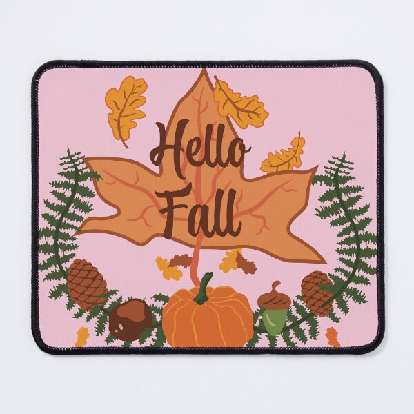 Item preview, Hello Fall - Fairytale Pink designed and sold by Daniel Bevis Design.
