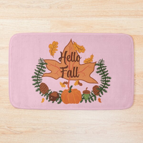 Item preview, Hello Fall - Fairytale Pink designed and sold by Daniel Bevis Design.