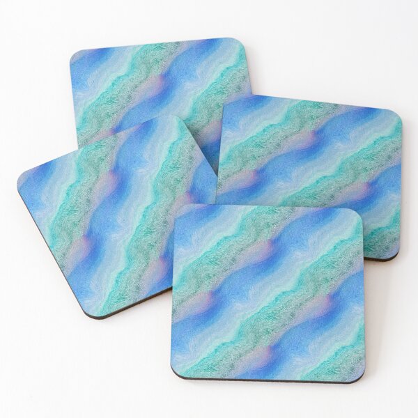 Item preview, Summer Textured Sandbox in Blue and Green designed and sold by Artistestella.