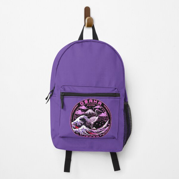 Item preview, Osaka Japan Neon | Cyberpunk Design Crane and Fuji Wave designed and sold by AstronautMerch.