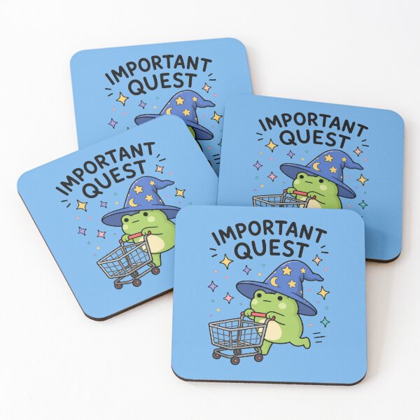 Item preview, Important Quest Wizard Frog  designed and sold by MonkiFlipp.