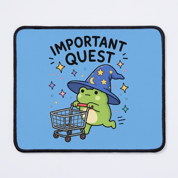 Item preview, Important Quest Wizard Frog designed and sold by MonkiFlipp.