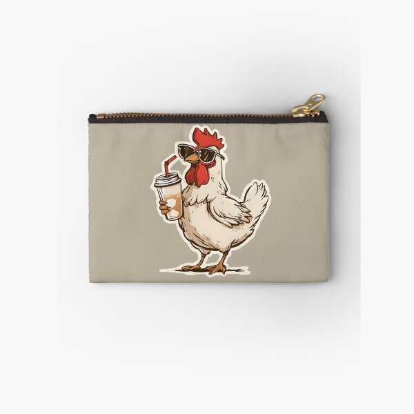 Item preview, Iced Coffee Hen, Gifts For Coffee Lovers designed and sold by Lina Caro.