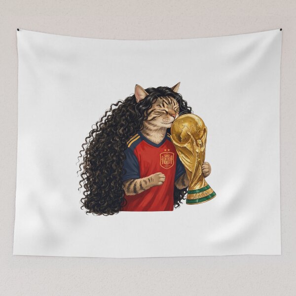 Item preview, Marc Cucurella Spain Cat Meme World Cup designed and sold by Anjestic Studio.