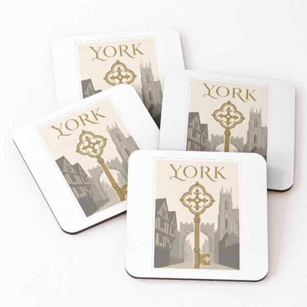 Item preview, York Medieval Golden Key Poster designed and sold by Beyond Destinations.