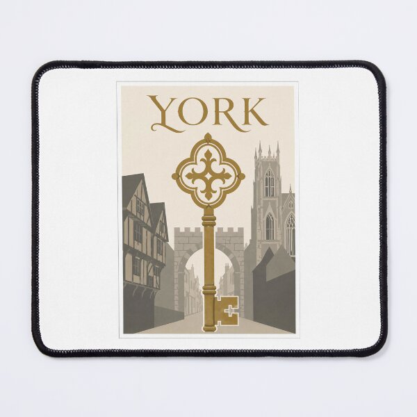 Item preview, York Medieval Golden Key Poster designed and sold by Beyond Destinations.