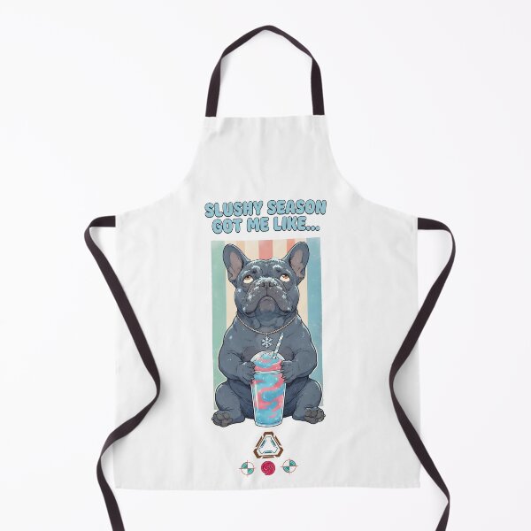 Item preview, Slushy Season Got Me Like - Funny French Bulldog Brain Freeze T-Shirt designed and sold by Whimsy Trail Co.