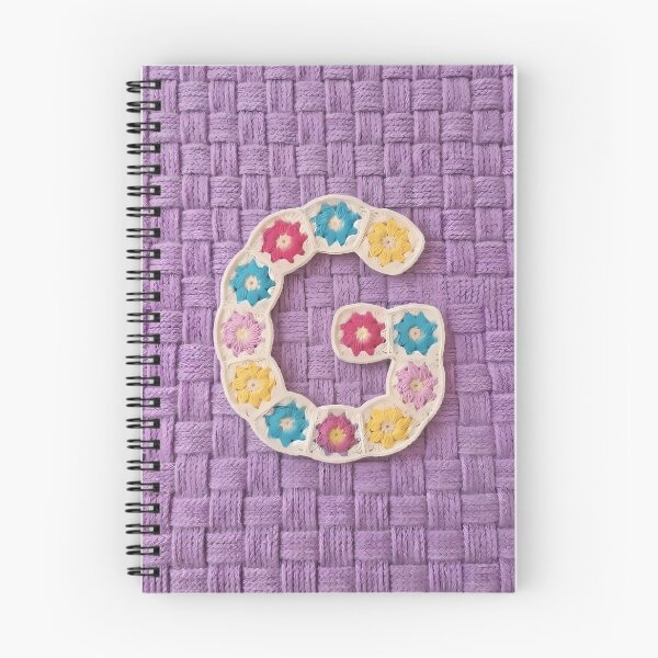 Item preview, Granny Square Letter G Floral Crochet Lavender designed and sold by LuisWorks.