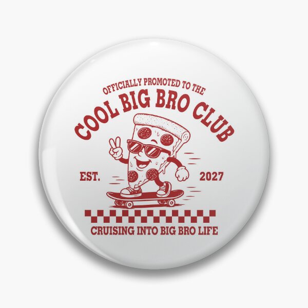 Item preview, Officially Promoted To The Cool Big Bro Club Cruising Into Big Bro Life designed and sold by CharmiA Fox.