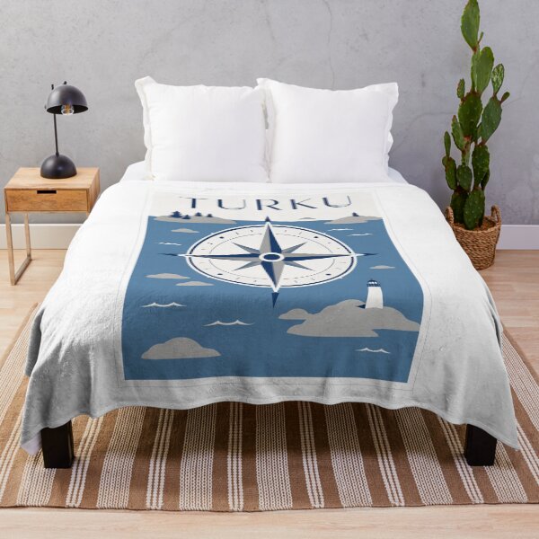 Item preview, Turku Compass Rose Travel Poster designed and sold by Beyond Destinations.
