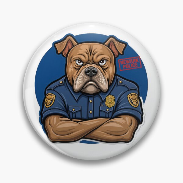 Item preview, Newark Police Bulldog Officer T-Shirt, K9 Unit Gift, Police Department Graphic Tee designed and sold by pawsome purrfect.