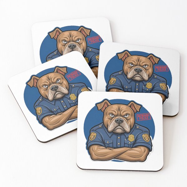 Item preview, Newark Police Bulldog Officer T-Shirt, K9 Unit Gift, Police Department Graphic Tee designed and sold by pawsome purrfect.